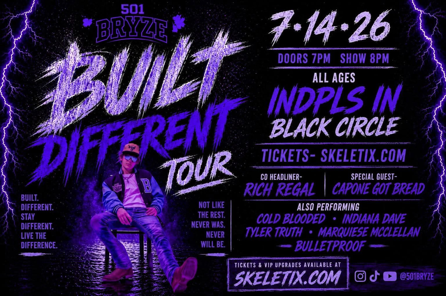 501 BRYZE w/ BULLETPROOF @ THE BLACK CIRCLE
